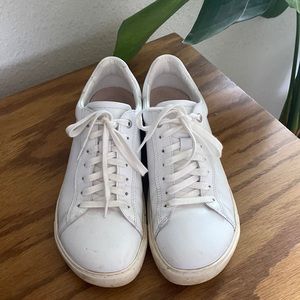 Birkenstock Bend Low White Leather Sneaker Size 7-7.5